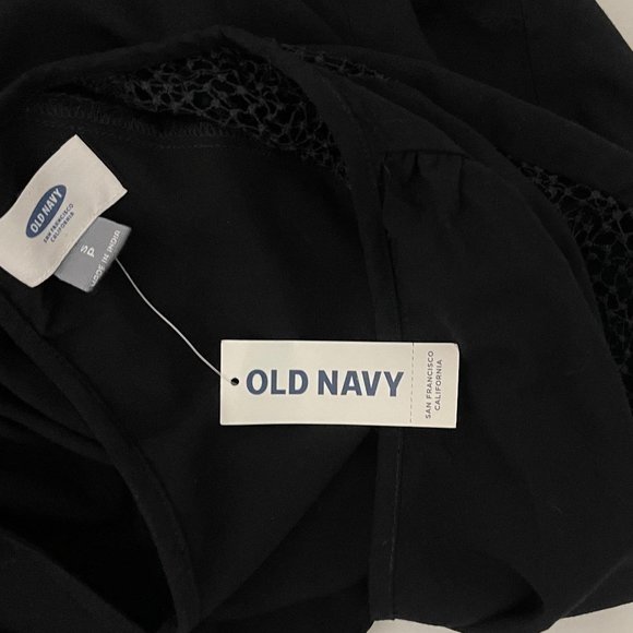 Old Navy Small Long Lace Crochet Sleeve Crewneck Shift Dress NEW WITH TA… - Picture 8 of 9